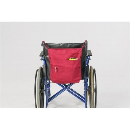 GRANNY JO PRODUCTS Granny Jo Products 1206 Rear Hanging Wheelchair Bag Burgundy 1206